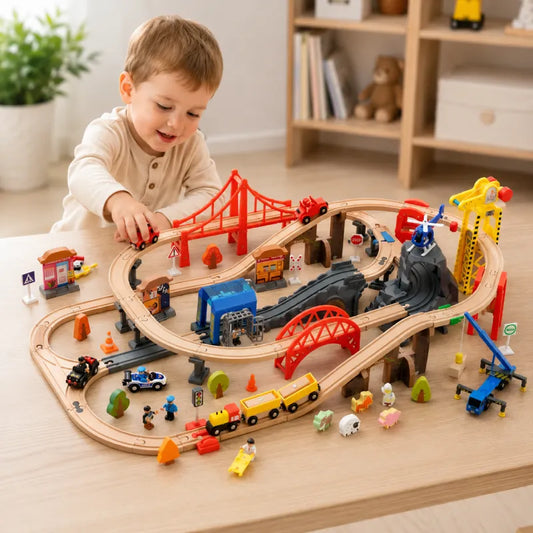Circuit-De-Train-En-Bois-Explorateur-garcon-2-ans