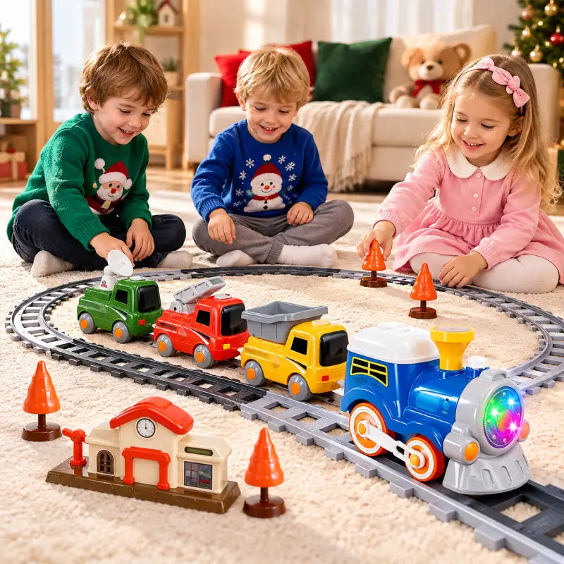Circuit Train Bebe Electrique à Vapeur 2 ans