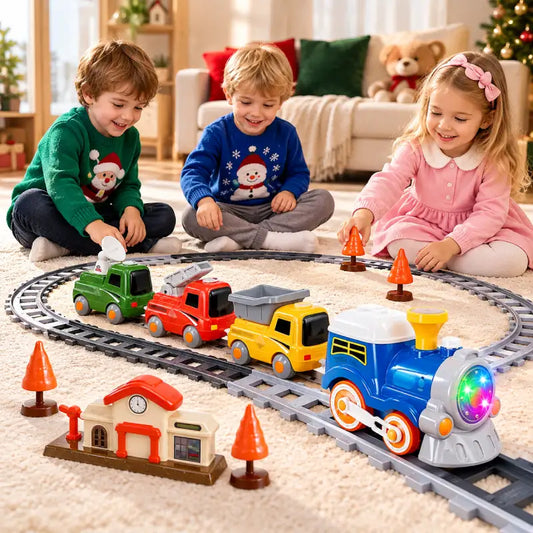 Circuit Train Bebe Electrique à Vapeur 2 ans