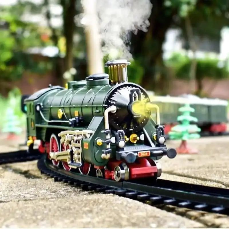 Circuit Train Electrique Jouet Vapeur Réaliste