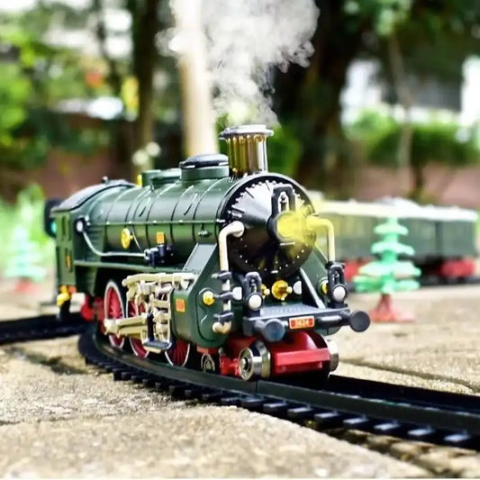 Circuit Train Electrique Jouet Vapeur Réaliste