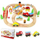 Circuit Train en Bois Modulable cadeau garcon 2 ans 