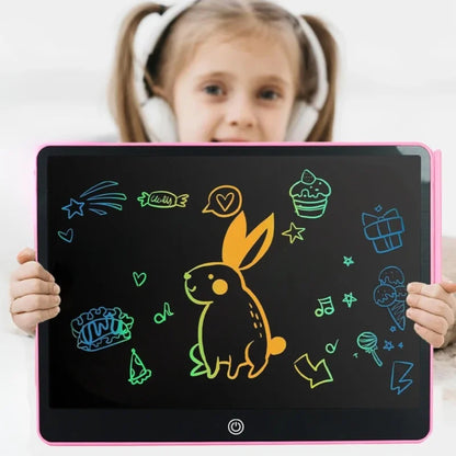 Grande Ardoise Numérique LCD Rose