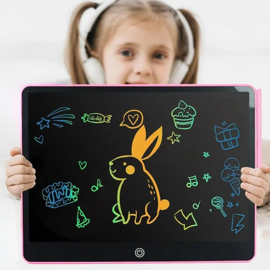 Grande Ardoise Numérique LCD Rose