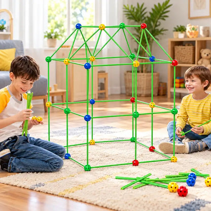 Kit de Construction Cabane Montessori Créatif 3D