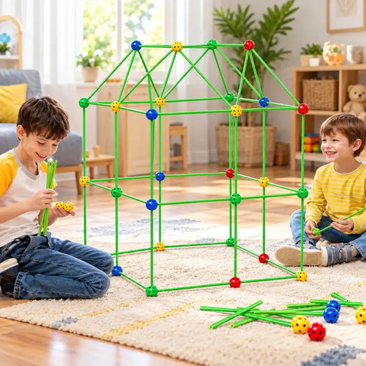 Kit de Construction Cabane Montessori Créatif 3D