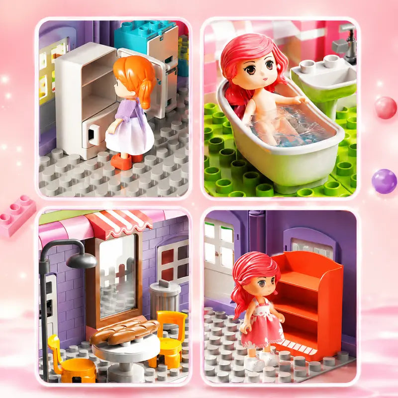 Jeu-de-Construction-Fille-rose-violet