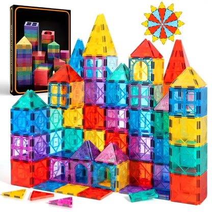 Jeu de Construction en Tuiles Magnetiques Montessori