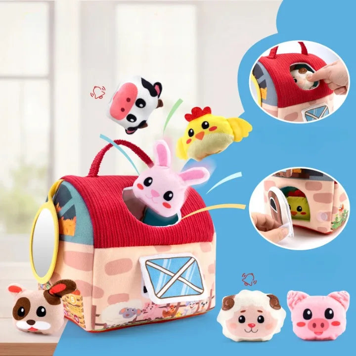 Jouet-Tissu-Bebe-Animaux-de-la-Ferme-12-mois