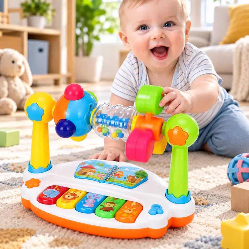 PIANO-JOUET-BEBE-Clavier-Bambin