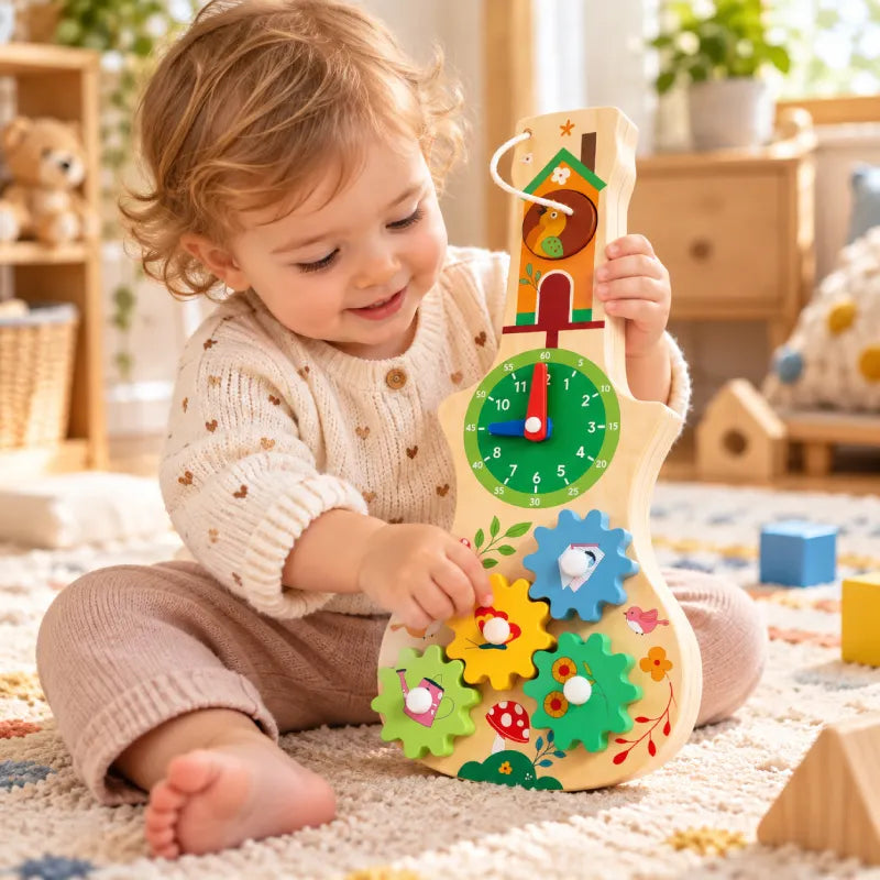 Planche Sensorielle Montessori à Engrenages