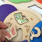 Planche Montessori Fermeture Chenille | Busy Board de Voyage