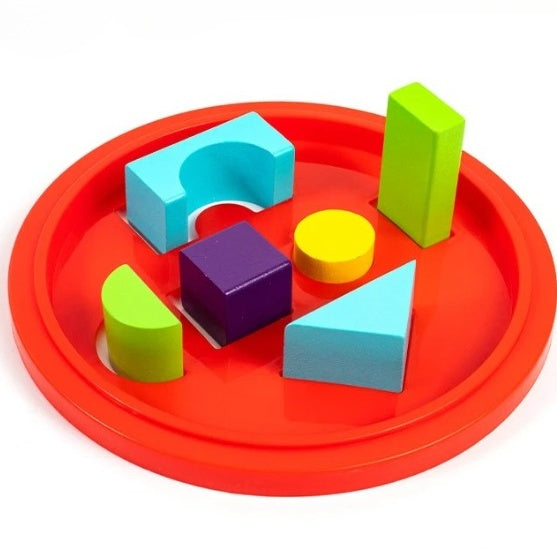 100 Blocs de Construction en Bois Montessori