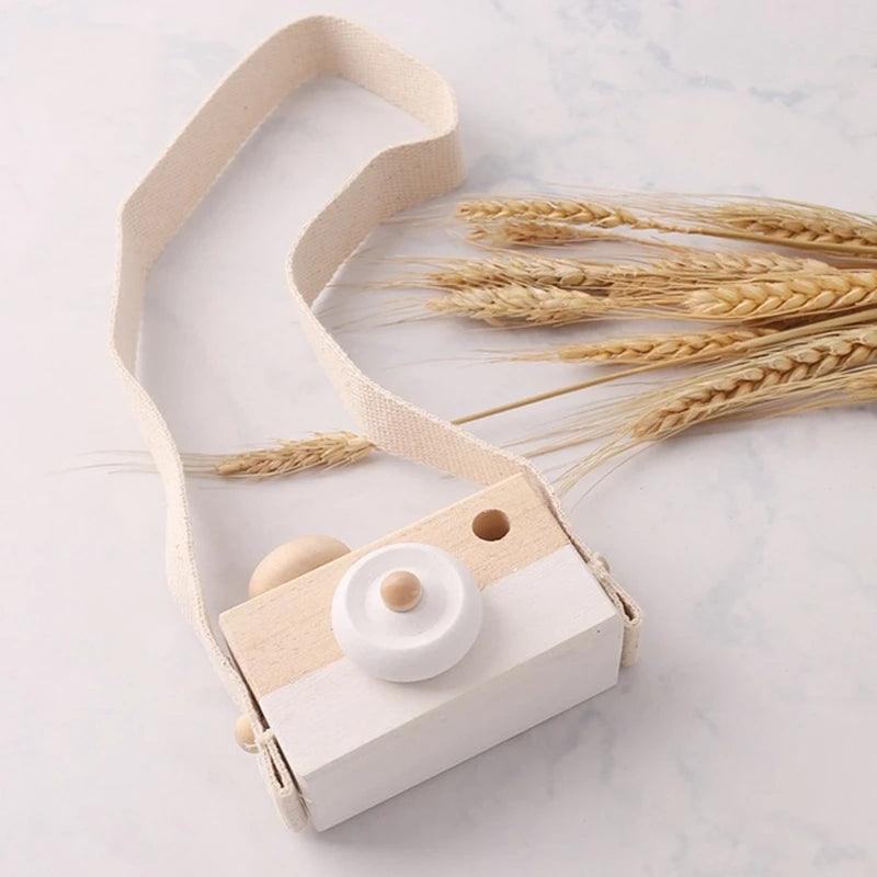 APPAREIL PHOTO BEBE EN BOIS MONTESSORI SENSORIEL