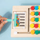 Puzzle Coulissant Bois Couleurs Logiques