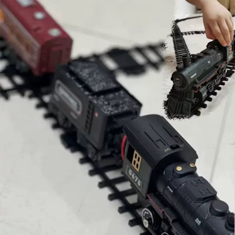 CIRCUIT TRAIN ELECTRIQUE ENFANT  | Locomotive Vapeur™