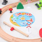 Grand Circuit Train Bois Enfant avec Ponts