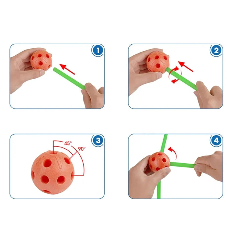 Kit de Construction Cabane Montessori Créatif 3D
