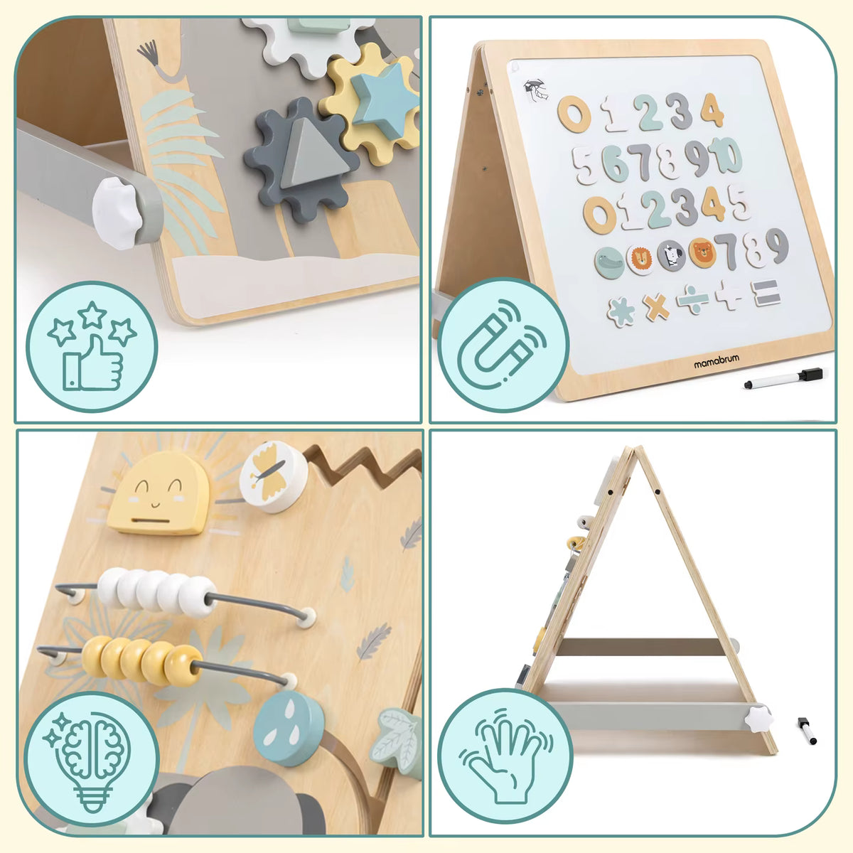 TABLEAU D ACTIVITÉ MONTESSORI MAGNÉTIQUE