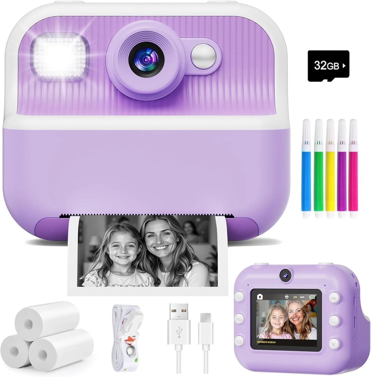 Appareil Photo Instantané pour Enfant Innovant