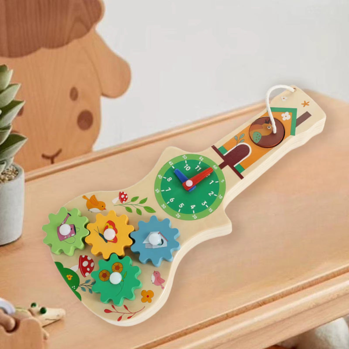 Planche Sensorielle Montessori à Engrenages