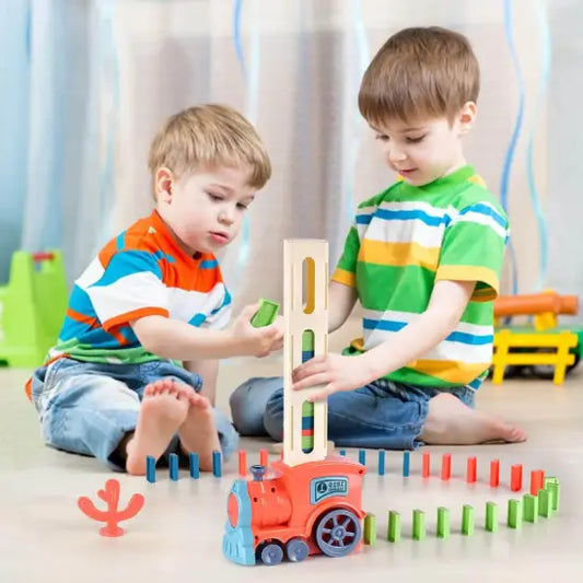 Train Domino Automatique a Alignement Parfait 