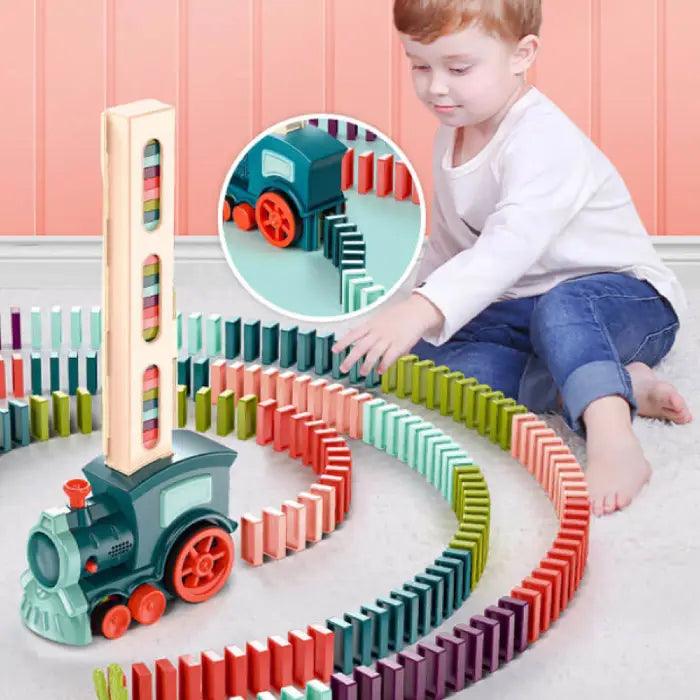 120PCS Domino Train Set for Kids, Automatic Domino Toys for Toddlers A – UQN toys 120PCS Domino Train Set for Kids, Automatic Domino Toys for Toddlers A – UQN toys