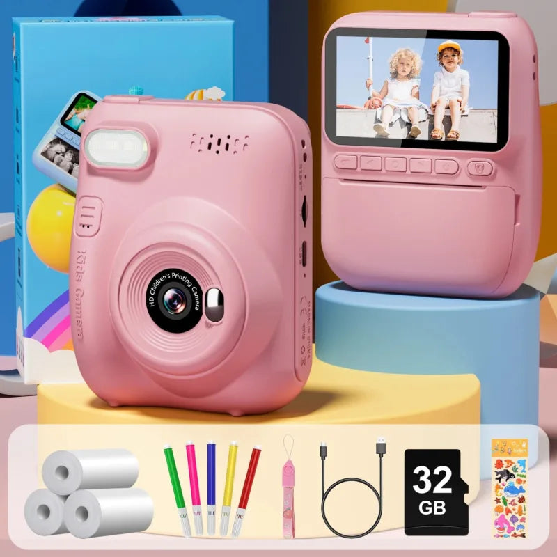appareil-photo-instantane-enfant-avec-grand-ecran-fille