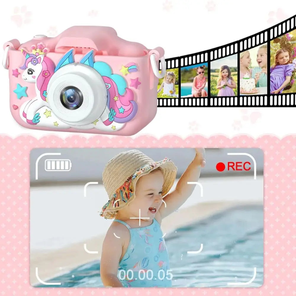 appareil-photo-licorne-enfant-video