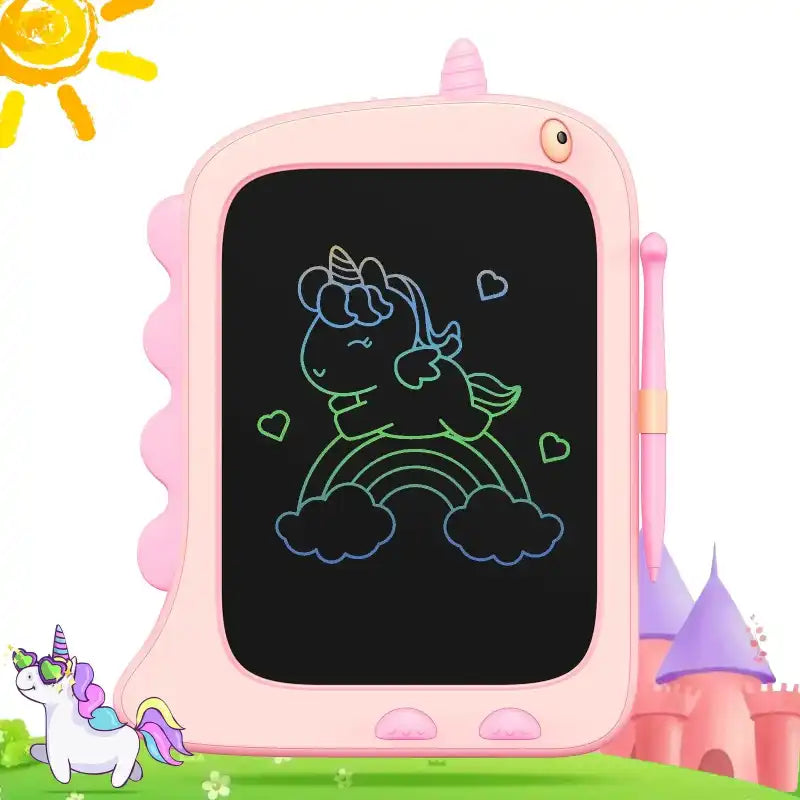 ardoise-tablette-lcd-licorne-rose
