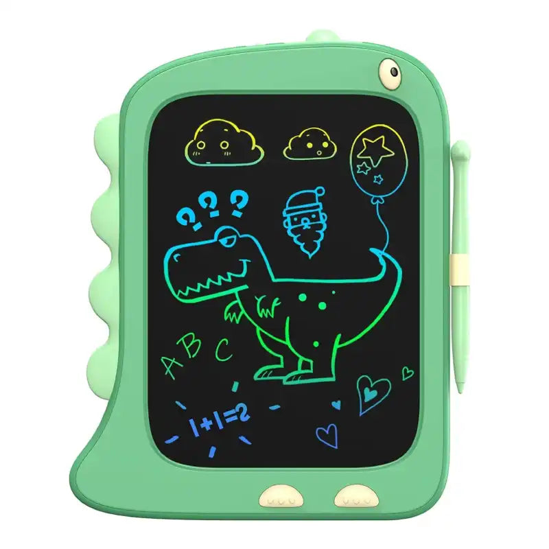 ardoise-tablette-lcd-vert-en-couleur-dinosaure