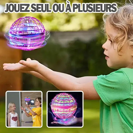 boule-volante-lumineuse-mauve