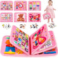 busy board tissu montessori cadeau bebe fille 1 an