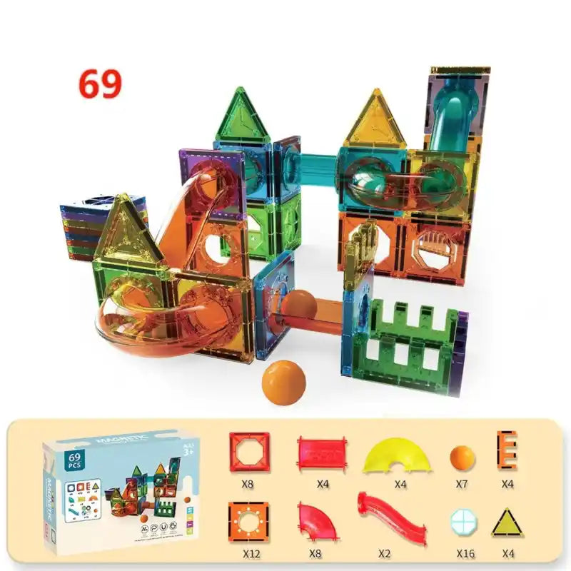 Circuit Bille Magnetique à Construire 3D