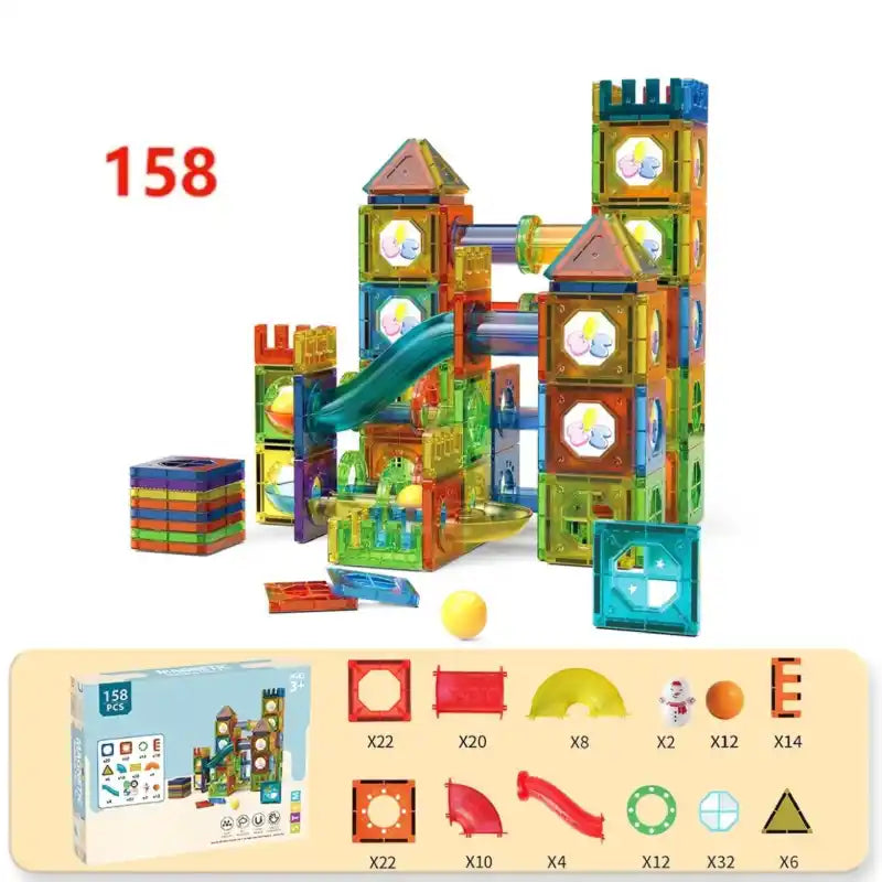 Circuit Bille Magnetique à Construire 3D