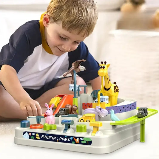 circuit-de-voiture-montessori-mecanique-cadeau-garcon-3-ans                   