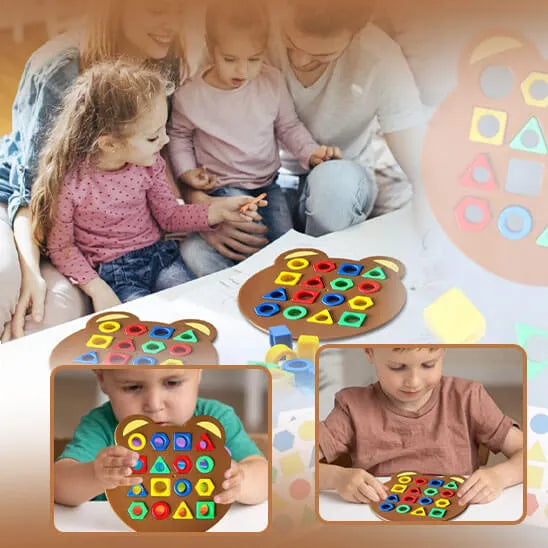 jeu-d-association-en-forme-d-ours-enfant