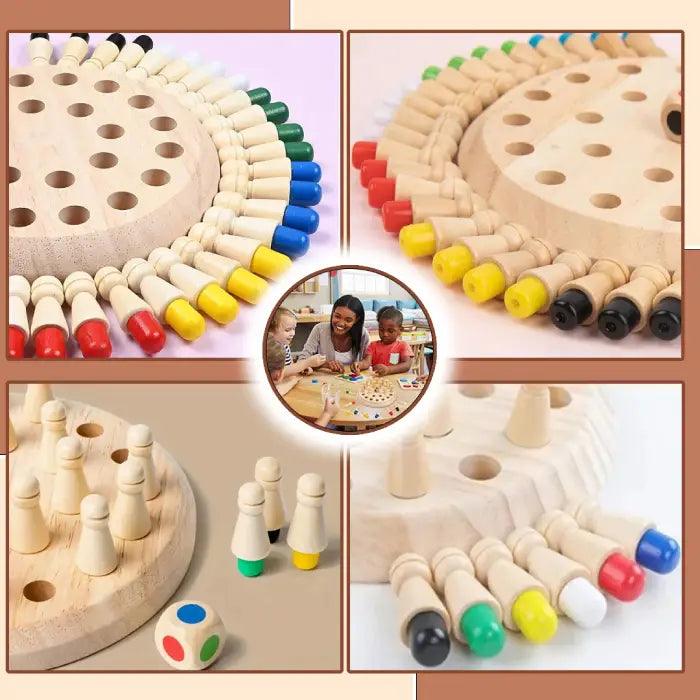 Montessori - Jeu d'échecs en bois pour enfants à partir de 4 ans - Jeu d'échecs éducatif - Jouet éducatif - Cadeau d'anniversaire pour filles et garçons à partir de 4 ans Montessori - Jeu d'échecs en bois pour enfants à partir de 4 ans - Jeu d'échecs éducatif - Jouet éducatif - Cadeau d'anniversaire pour filles et garçons à partir de 4 ans