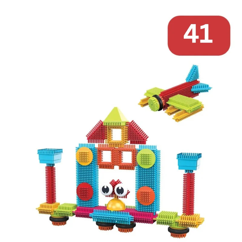 Jeu Construction Picots Colorés 3D