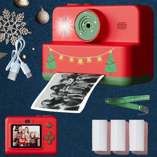 Appareil Photo Imprimante Enfant – Édition de Noël