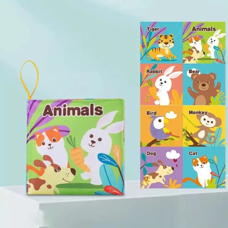 livre-bebe-0-3-mois-tissu-animaux