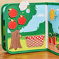 livre-busy-board-tissu-bebe-1-an-pommes-rouges