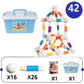 lot-Bloc-de-Construction-Magnetique-Montessori-avec-rangement-42-pieces