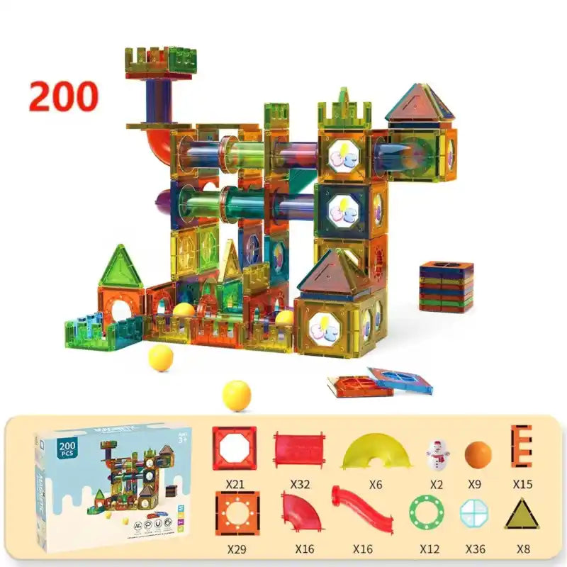 Circuit Bille Magnetique à Construire 3D