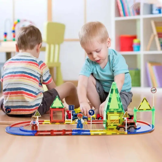 lot-circuit-voiture-a-construire-magnetique-montessori