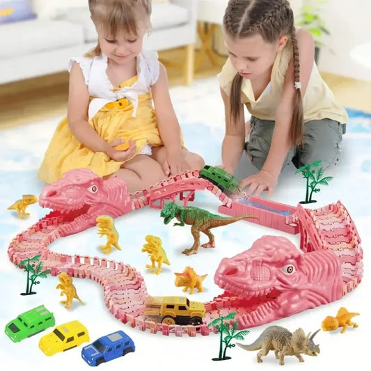 meilleur-circuit-voiture-fille-5-ans-dinosaure         