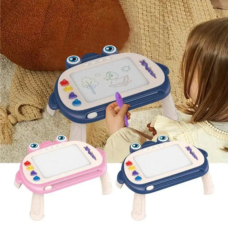 meilleur-tableau-magique-bebe-sur-pied-avec-tampons-effacable-avec-stylet-bleu-et-rose                      