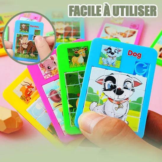 PUZZLE COULISSANT, APPARIEMENT d'animaux, formes de couleurs pour PUZZLE COULISSANT, APPARIEMENT d'animaux, formes de couleurs pour