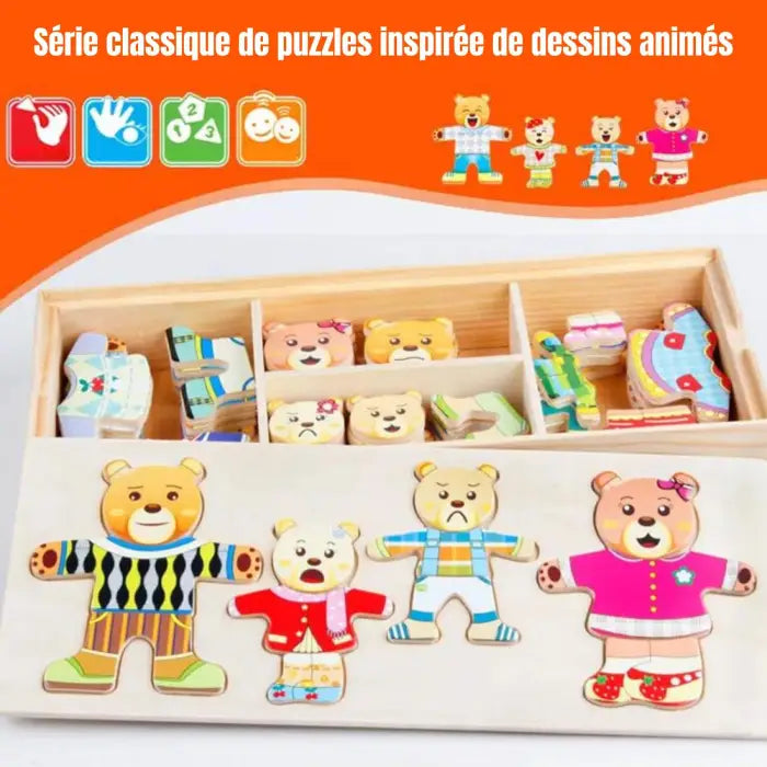 puzzle-en-bois-famille-ours-clasique